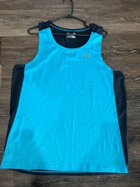 Under Armour Turquoise & Black Performance Tank